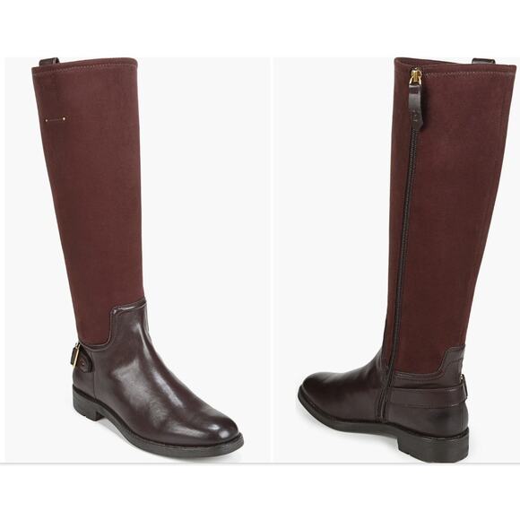 NEW Franco Sarto Women's 8.5 Merina Knee High Boot WIDE CALF Castagno Brown - Picture 1 of 13